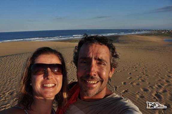 Fim de tarde nas dunas de Cabo Polonio, no litoral do Uruguai